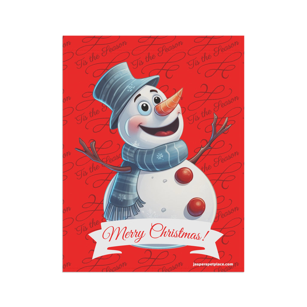 Happy Snowman | Merry Christmas Garden Flag | House Banner