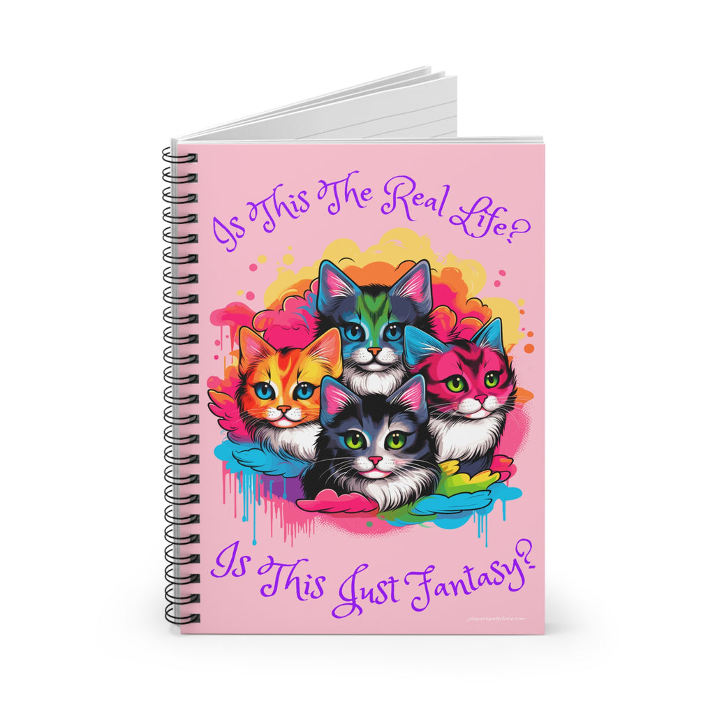 Groovy Cats Spiral Notebook | Ruled Journal | Colorful 70's Art