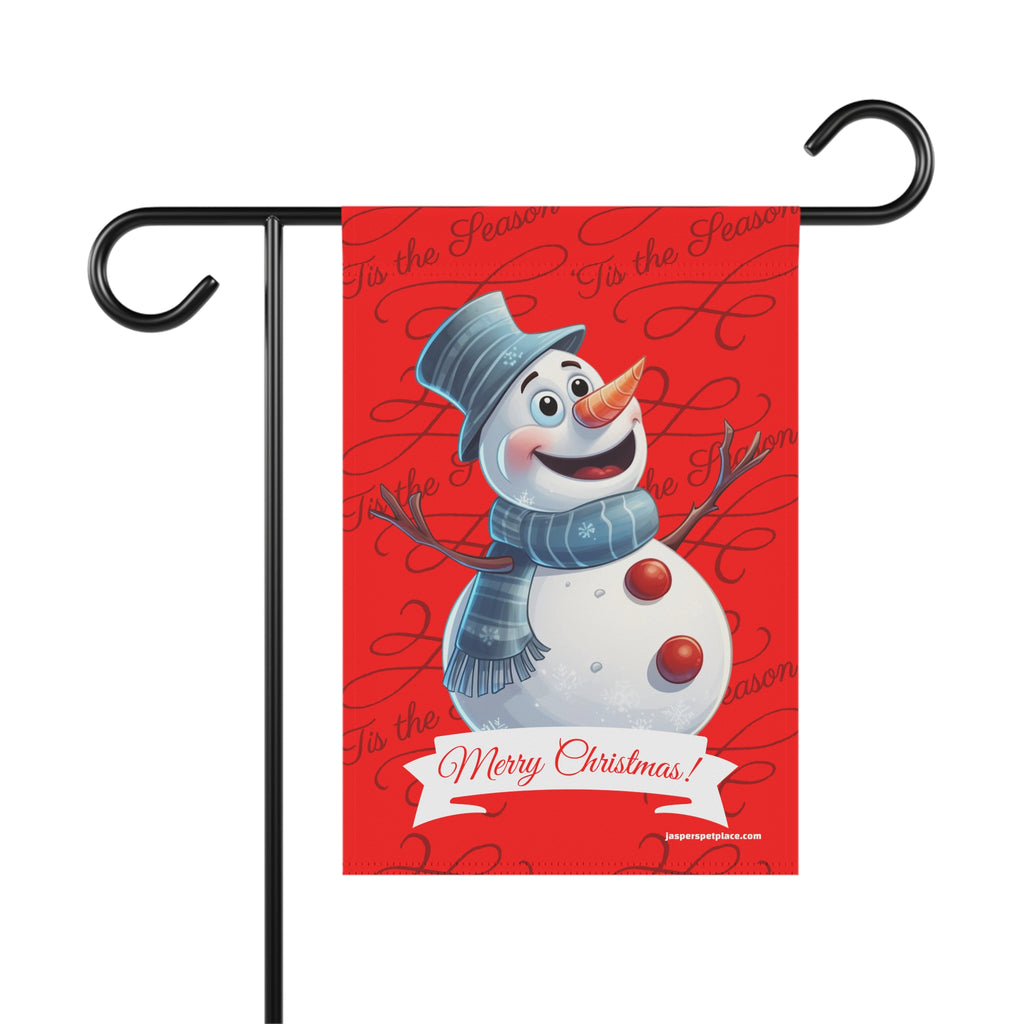 Happy Snowman | Merry Christmas Garden Flag | House Banner