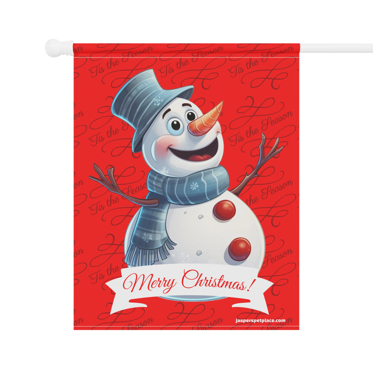 Happy Snowman | Merry Christmas Garden Flag | House Banner