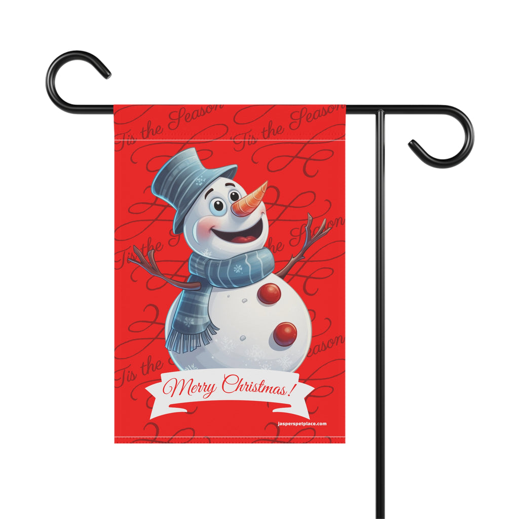 Happy Snowman | Merry Christmas Garden Flag | House Banner