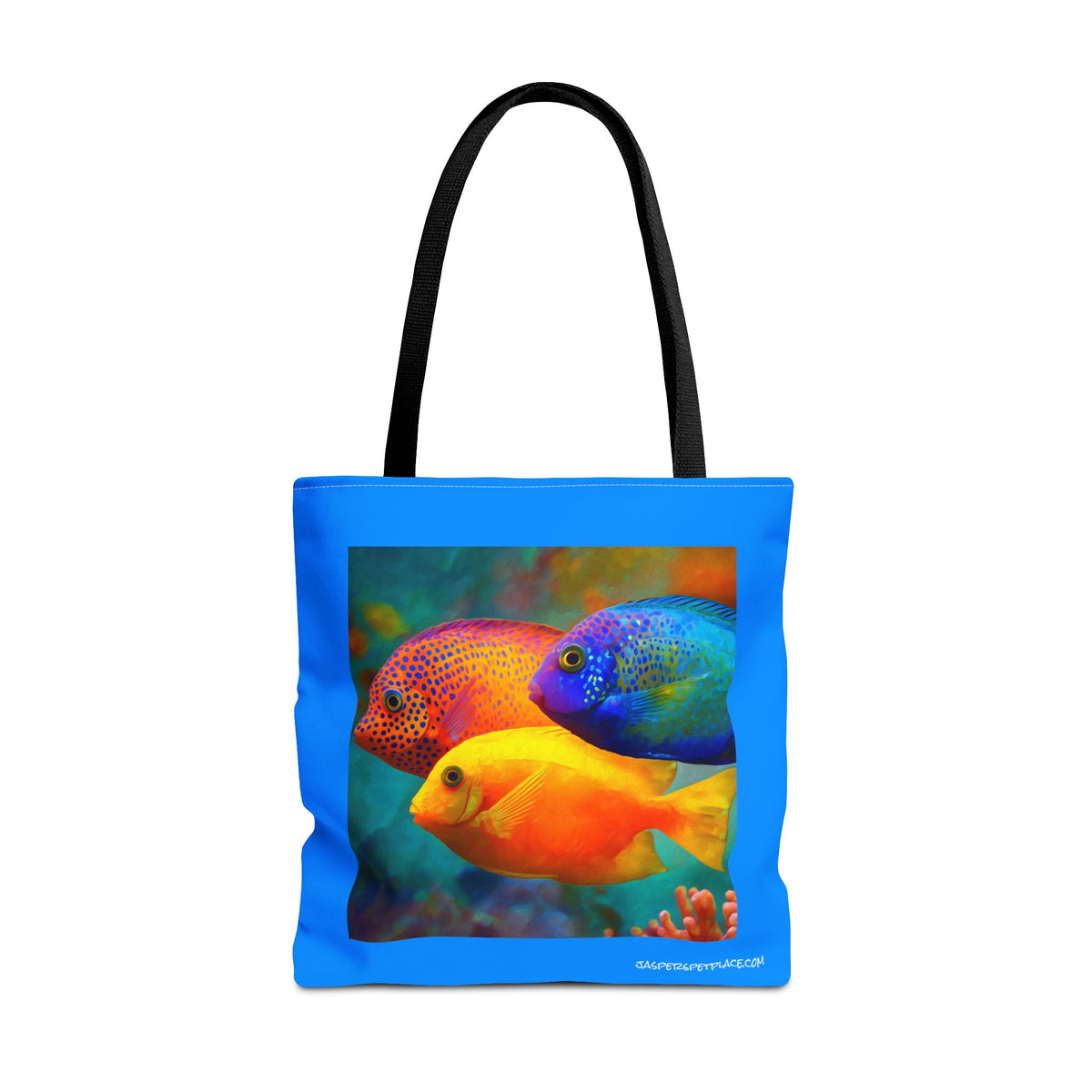 Tropical Fish | Beach Tote Bag | Tropical Fish Art | All-Over Print